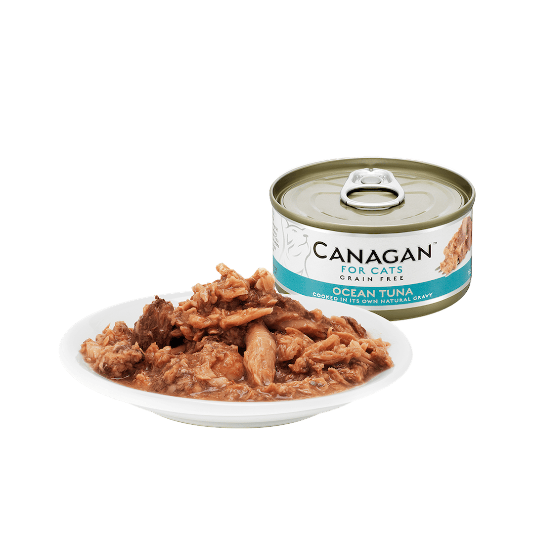 ★ 無穀 ★ 貓咪主食罐 ★ 卡納根海洋鮪魚(貓)75g x12入