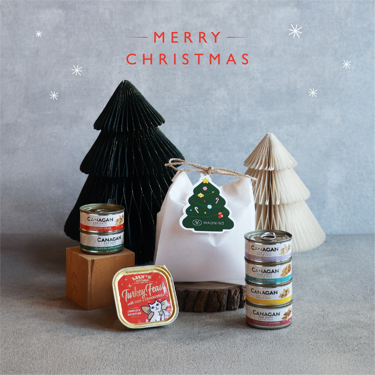 聖誕卡納根6入組(貓):圖片 2